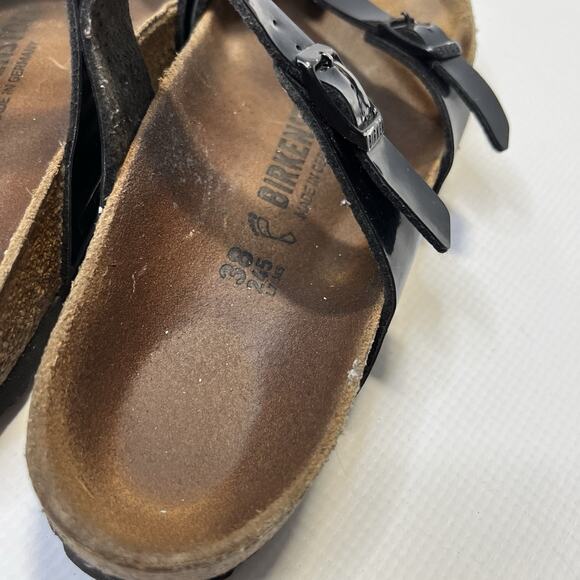 Birkenstock Mayari Black Toe Loop Sandals Womens Size 38 L7 M5 - Picture 7 of 12